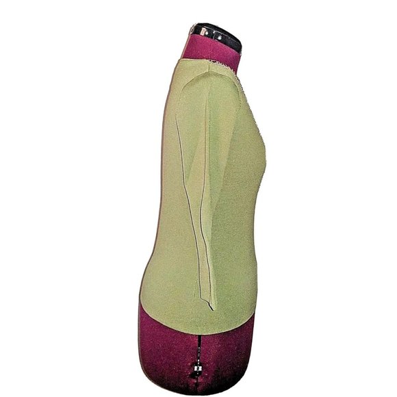 Sara & Lily Womens Top Size Small Green Long Sleeve V Neck Embellished - Picture 4 of 11